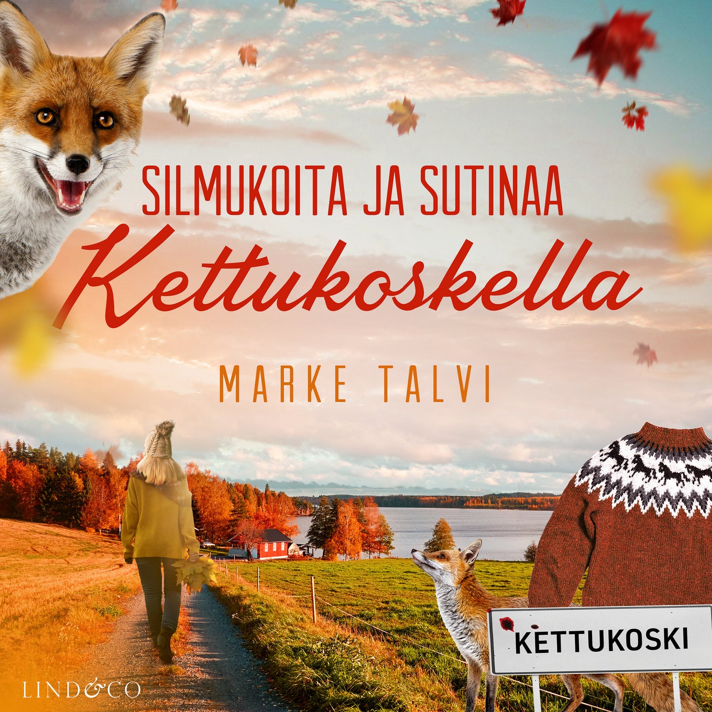 Silmukoita ja sutinaa Kettukoskella – Ljudbok