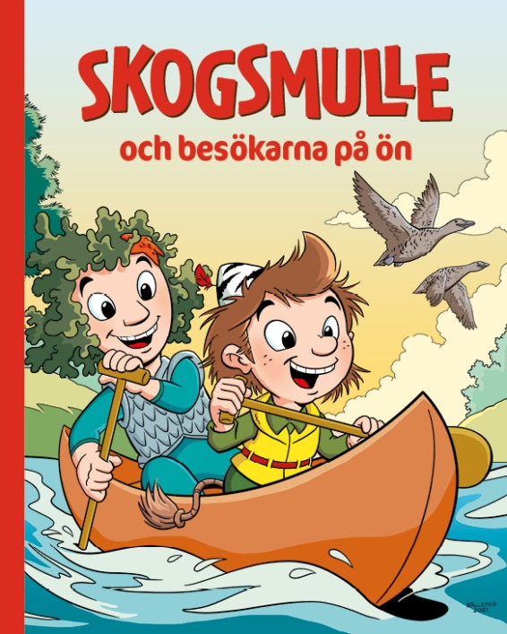 Skogsmulle och besökarna på ön – Ljudbok