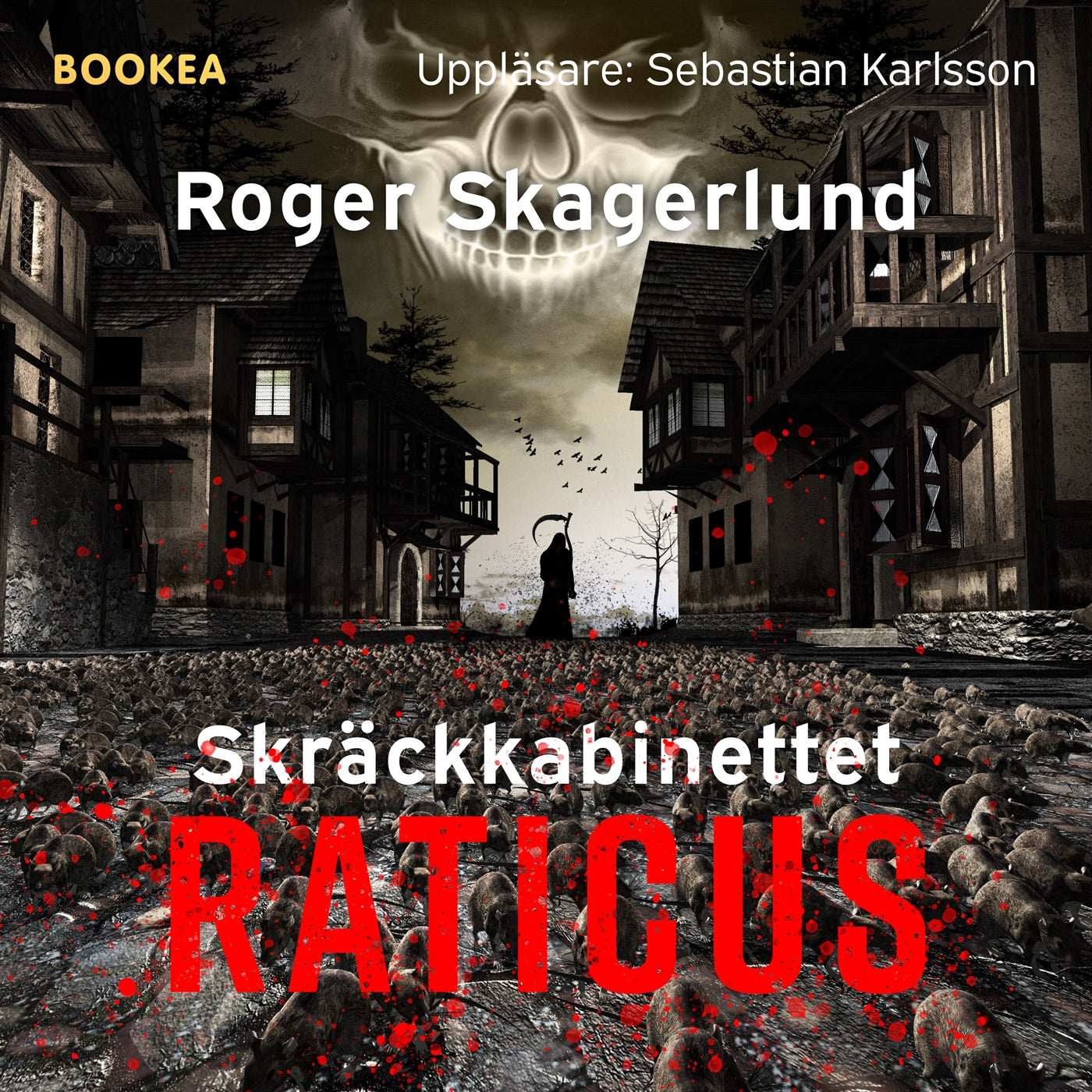 Skräckkabinettet Raticus : krypande död – Ljudbok