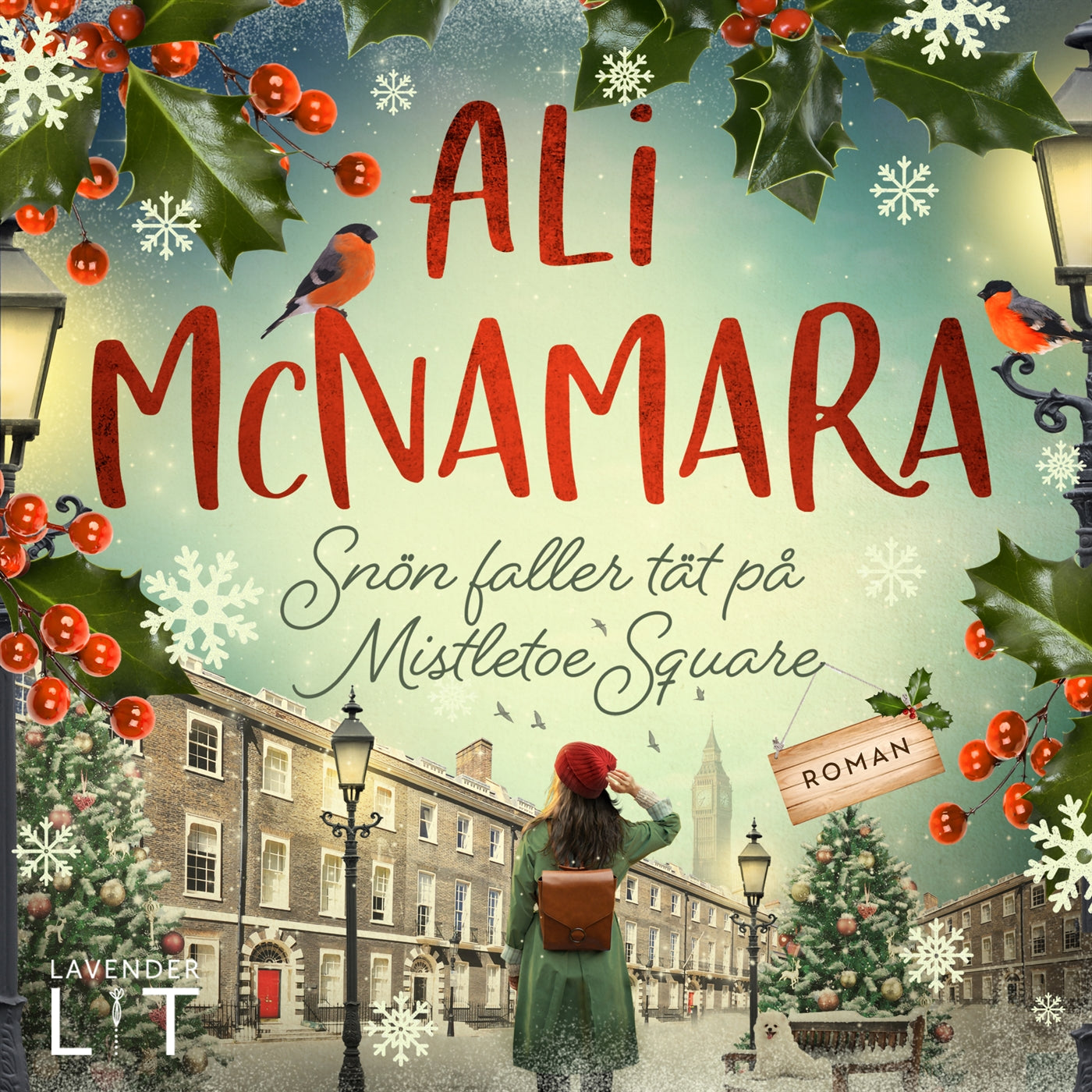 Snön faller tät på Mistletoe Square – Ljudbok