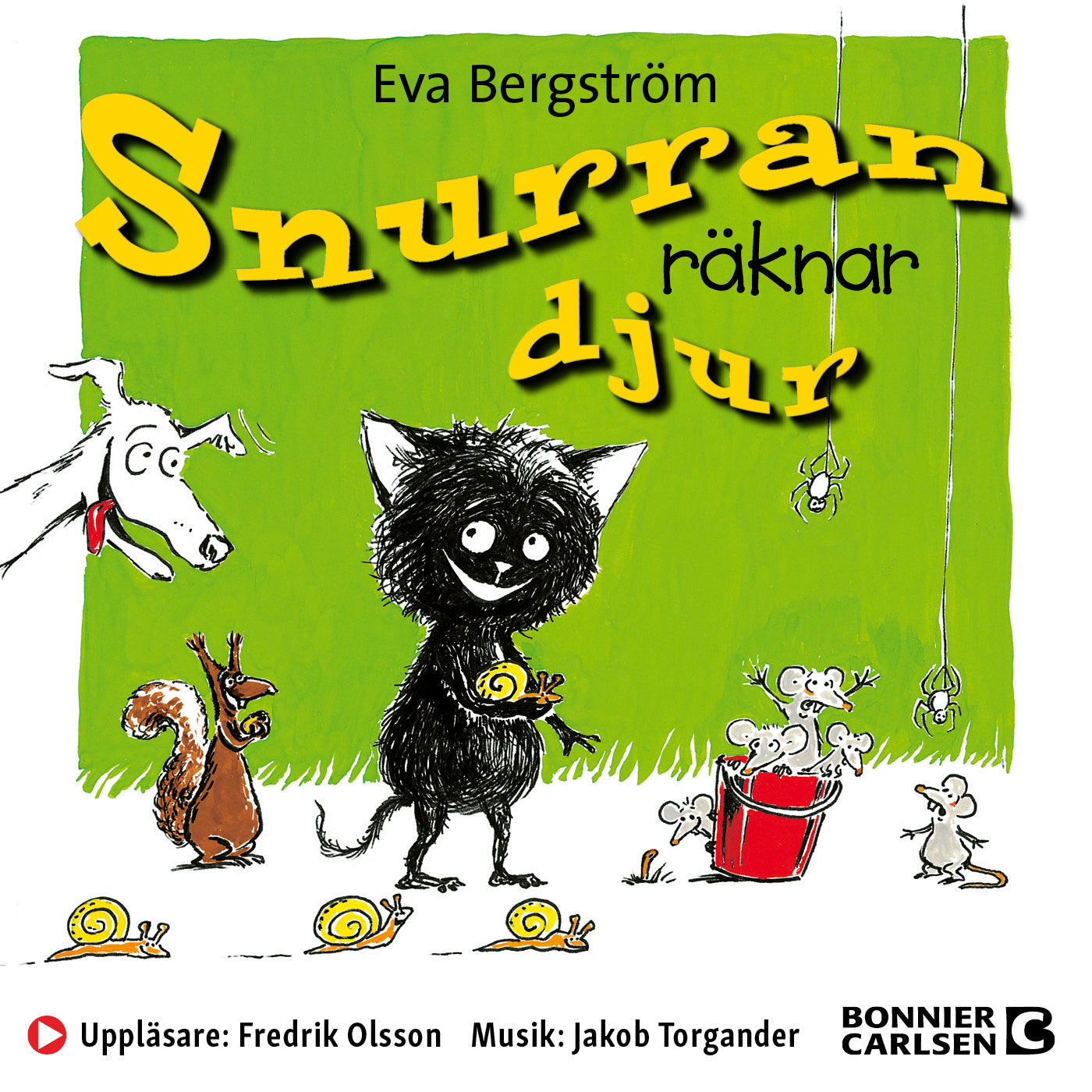 Snurran räknar djur – Ljudbok