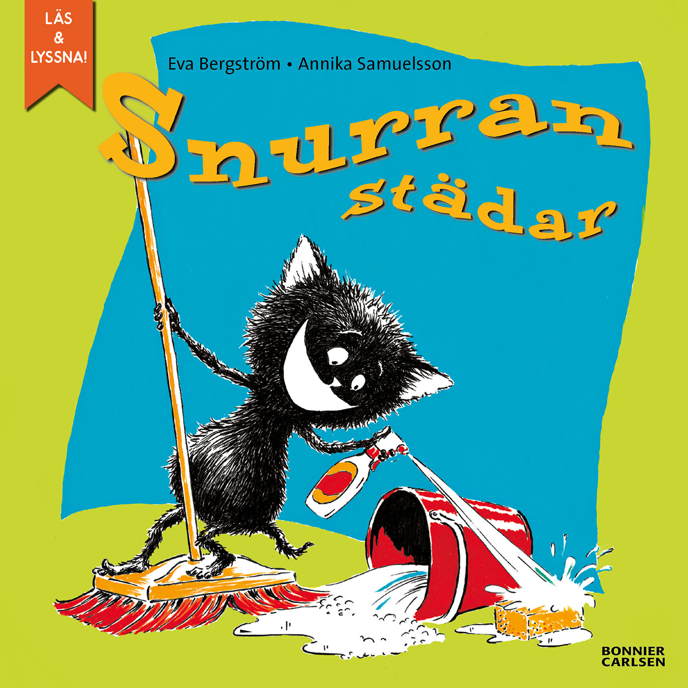 Snurran städar (e-bok + ljud) – E-bok