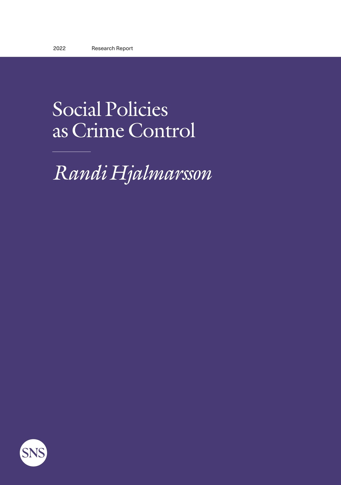 Social Policies as Crime Control – E-bok