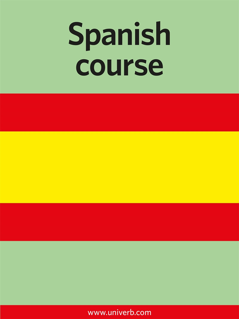 Spanish course – E-bok