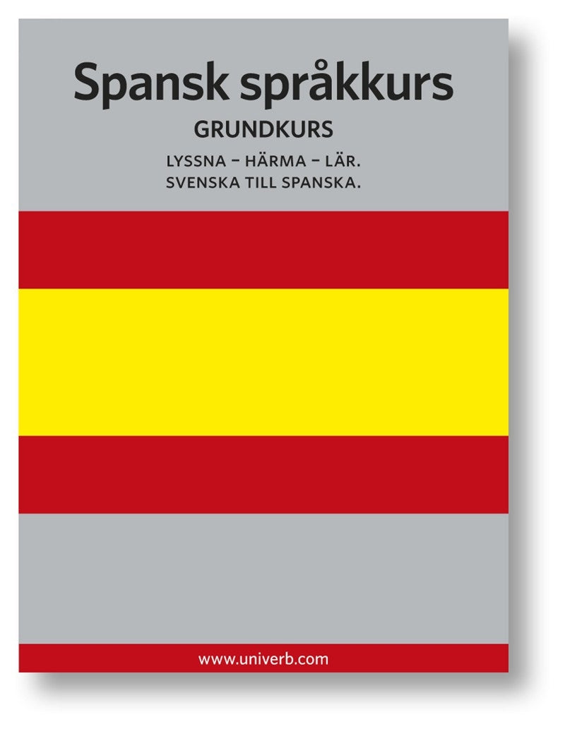 Spansk språkkurs – Ljudbok