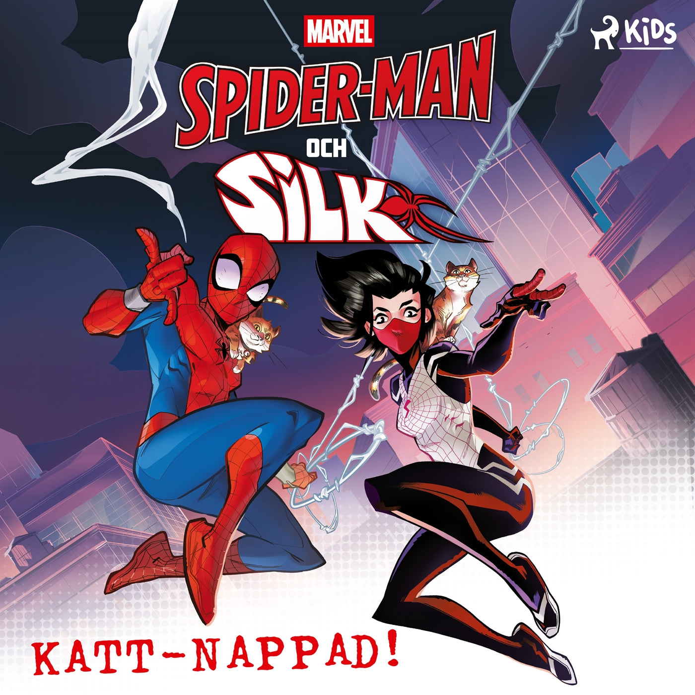Spider-man och Silk – Katt-nappad! – Ljudbok