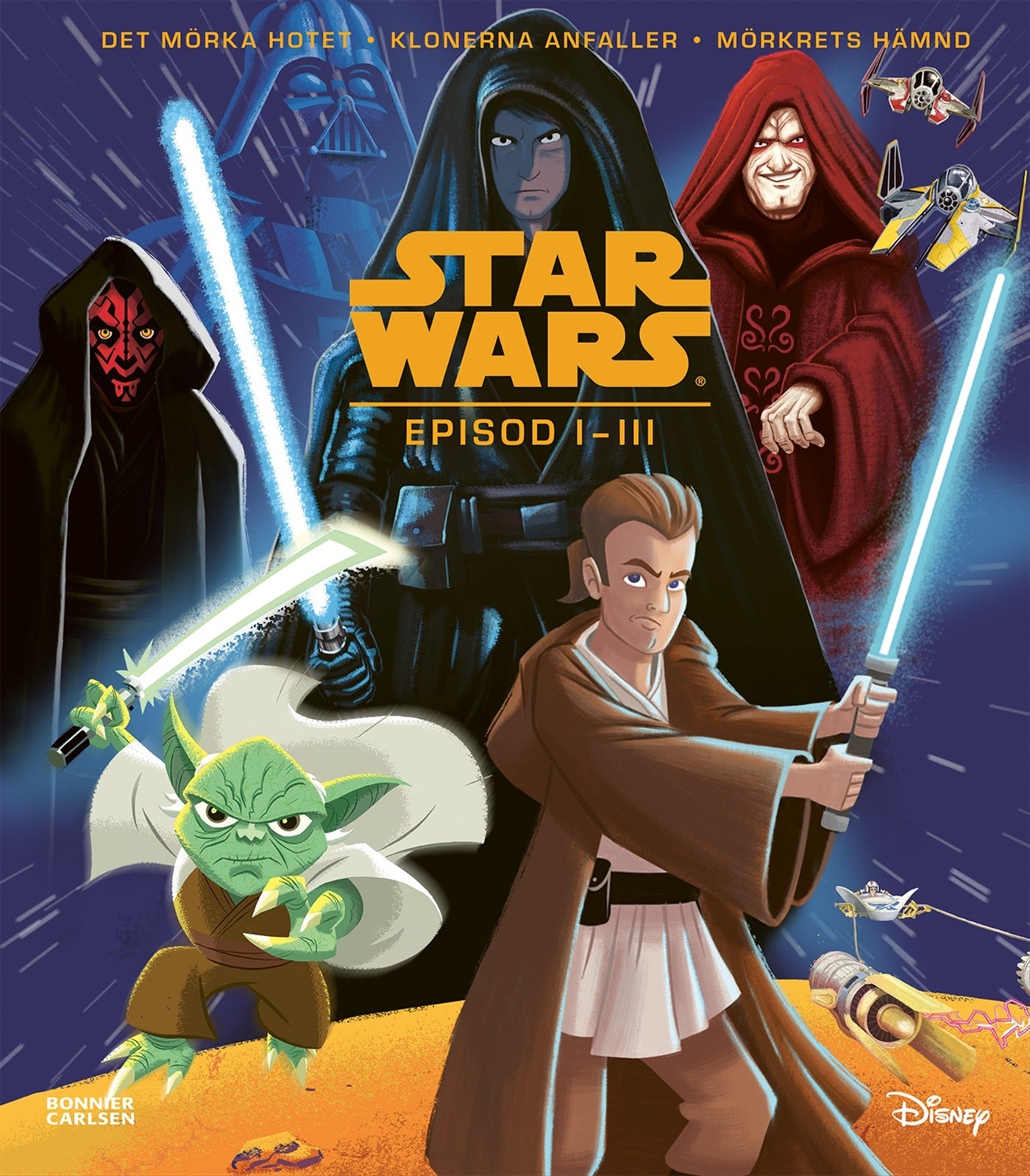 Star Wars. Episod I-III bilderbokssamling – E-bok