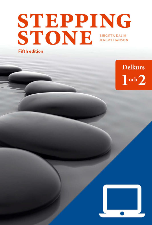 Stepping Stone delkurs 1 och 2, digitalt lärarmaterial, 12 m (OBS! Endast för lärare)