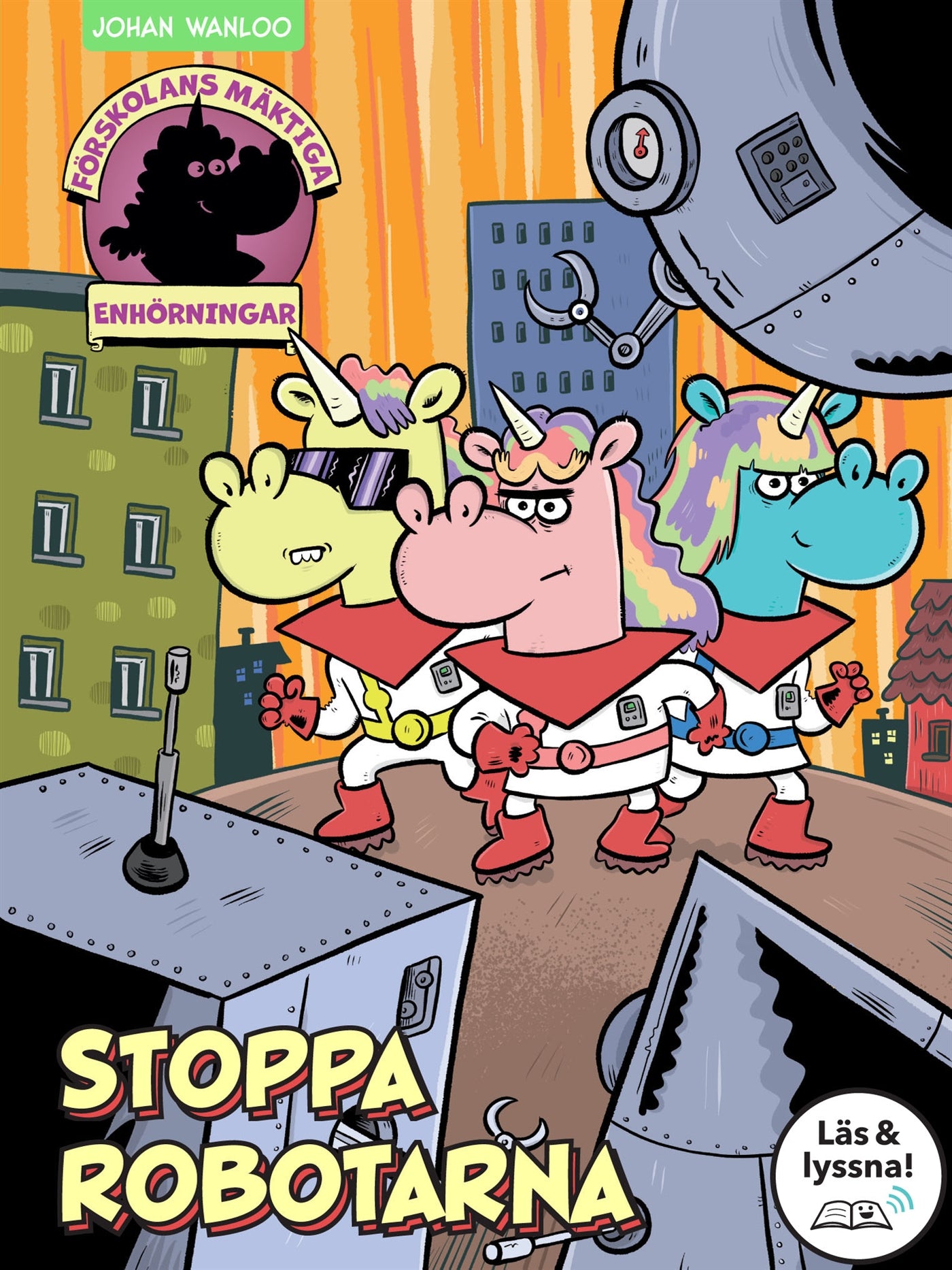 Stoppa robotarna (Läs & lyssna) – E-bok