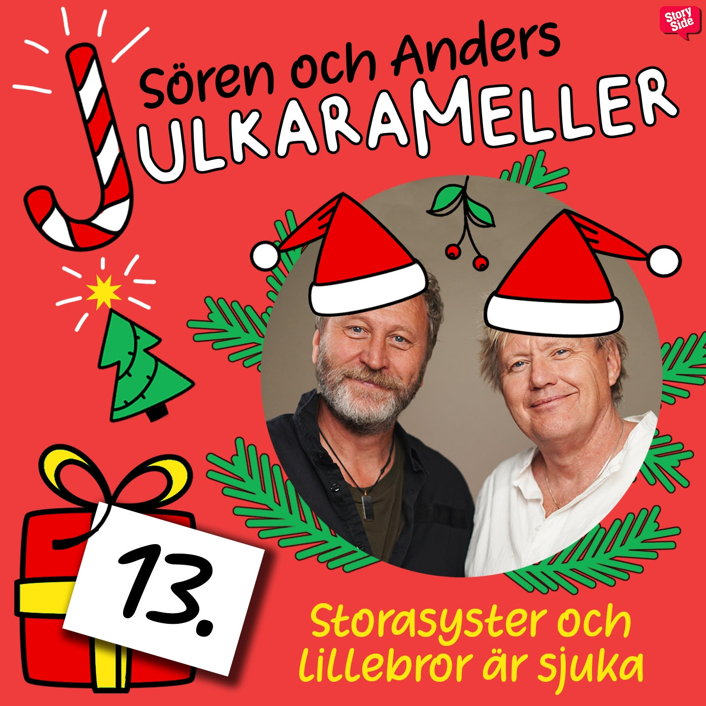 Storasyster och lillebror är sjuka – Ljudbok