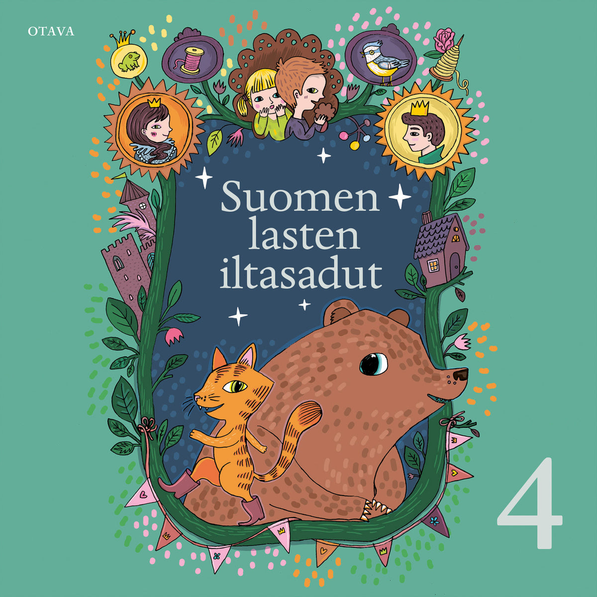 Suomen lasten iltasadut 4 – Ljudbok