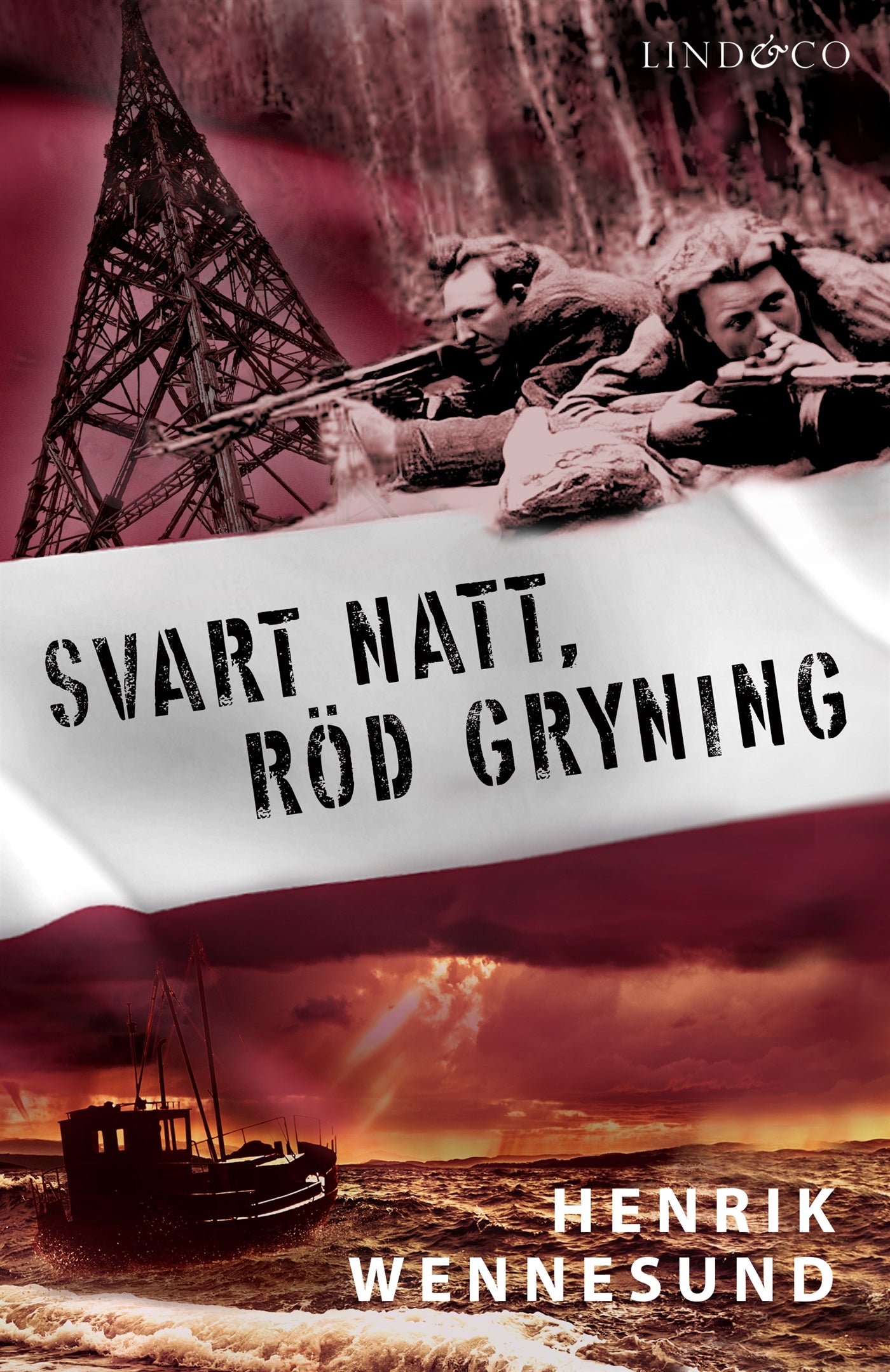 Svart natt, röd gryning – E-bok