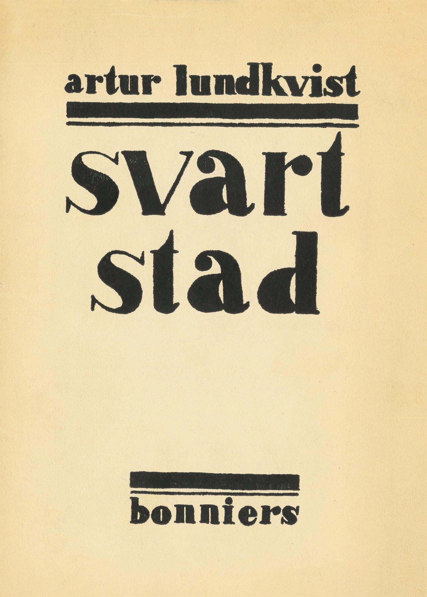 Svart stad : dikter – E-bok