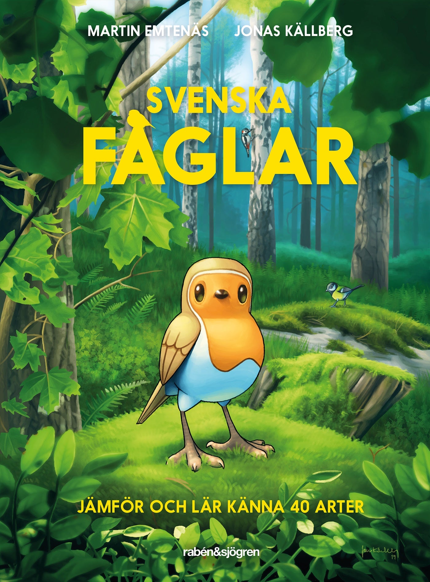 Svenska fåglar : jämför och lär känna 40 arter – E-bok