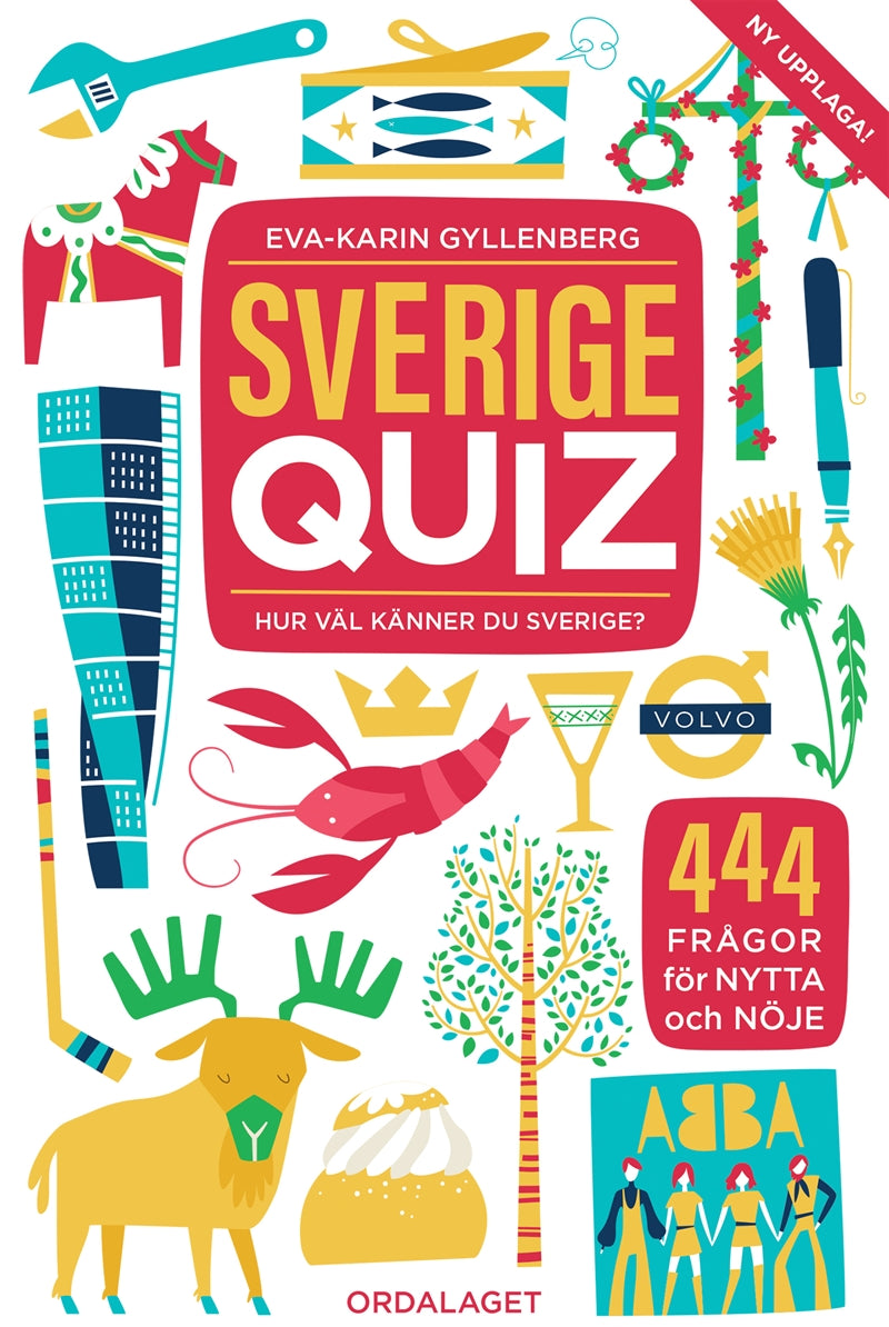 Sverigequiz – E-bok