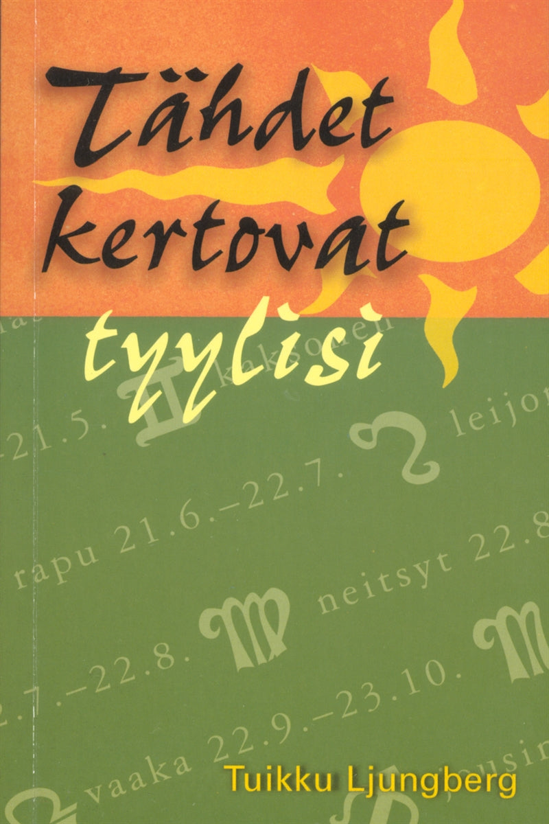 Tähdet kertovat tyylisi – E-bok