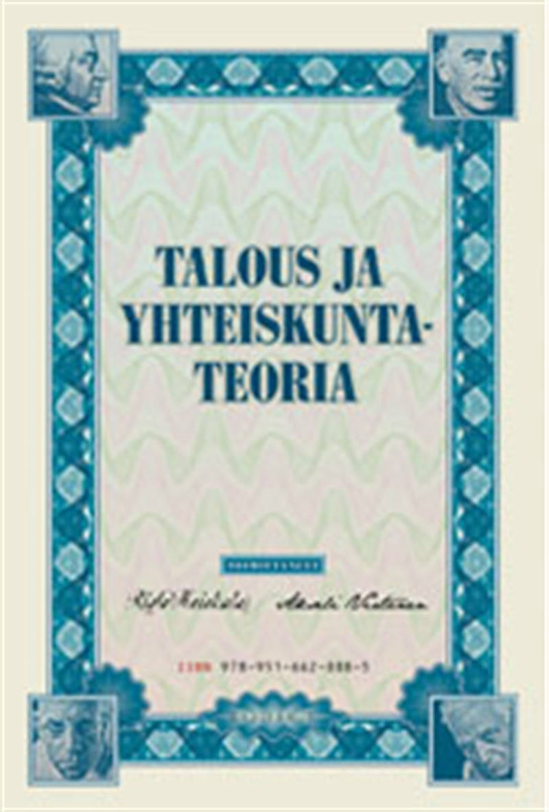 Talous ja yhteiskuntateoria 1 – E-bok
