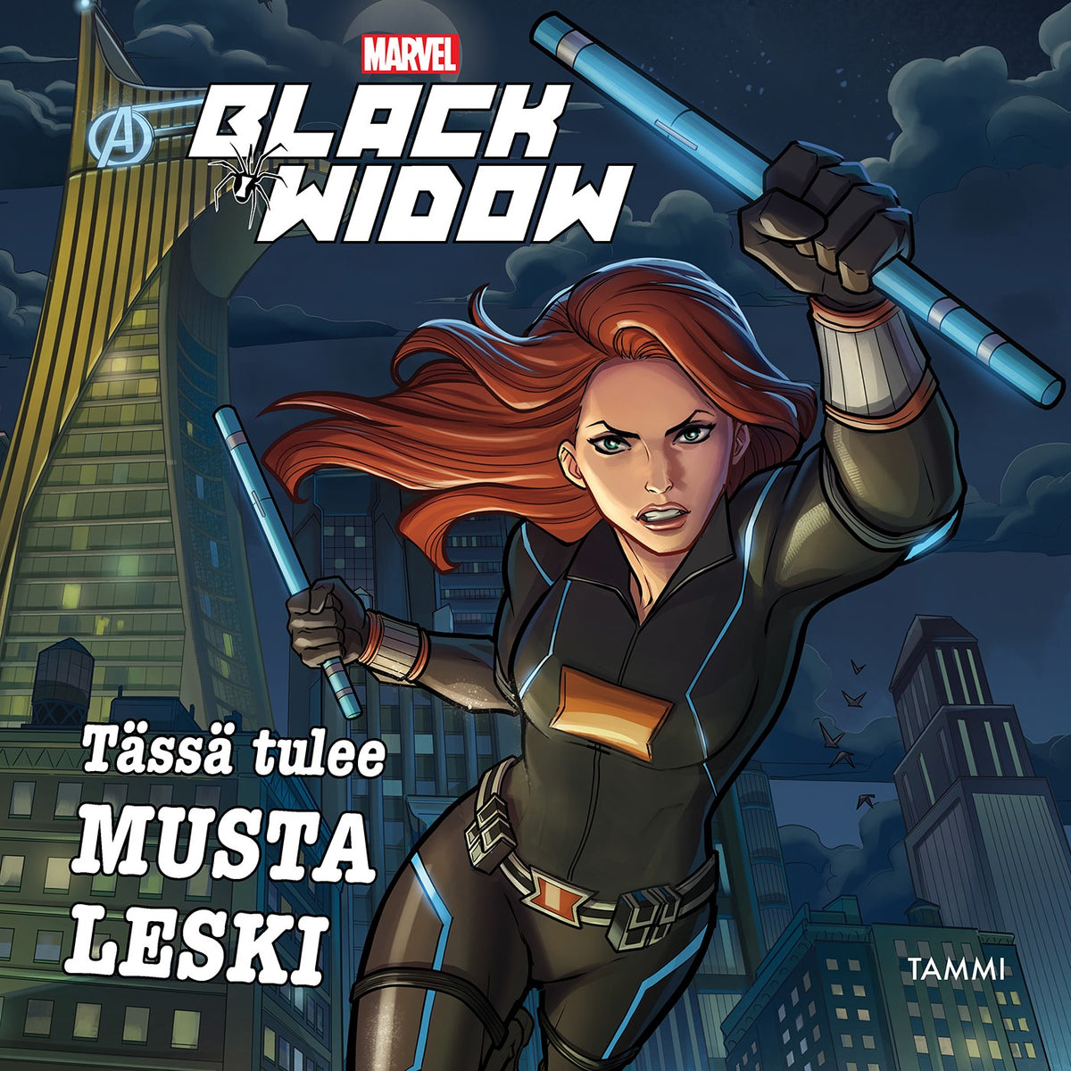 Tässä tulee Musta Leski. Luen itse – Ljudbok