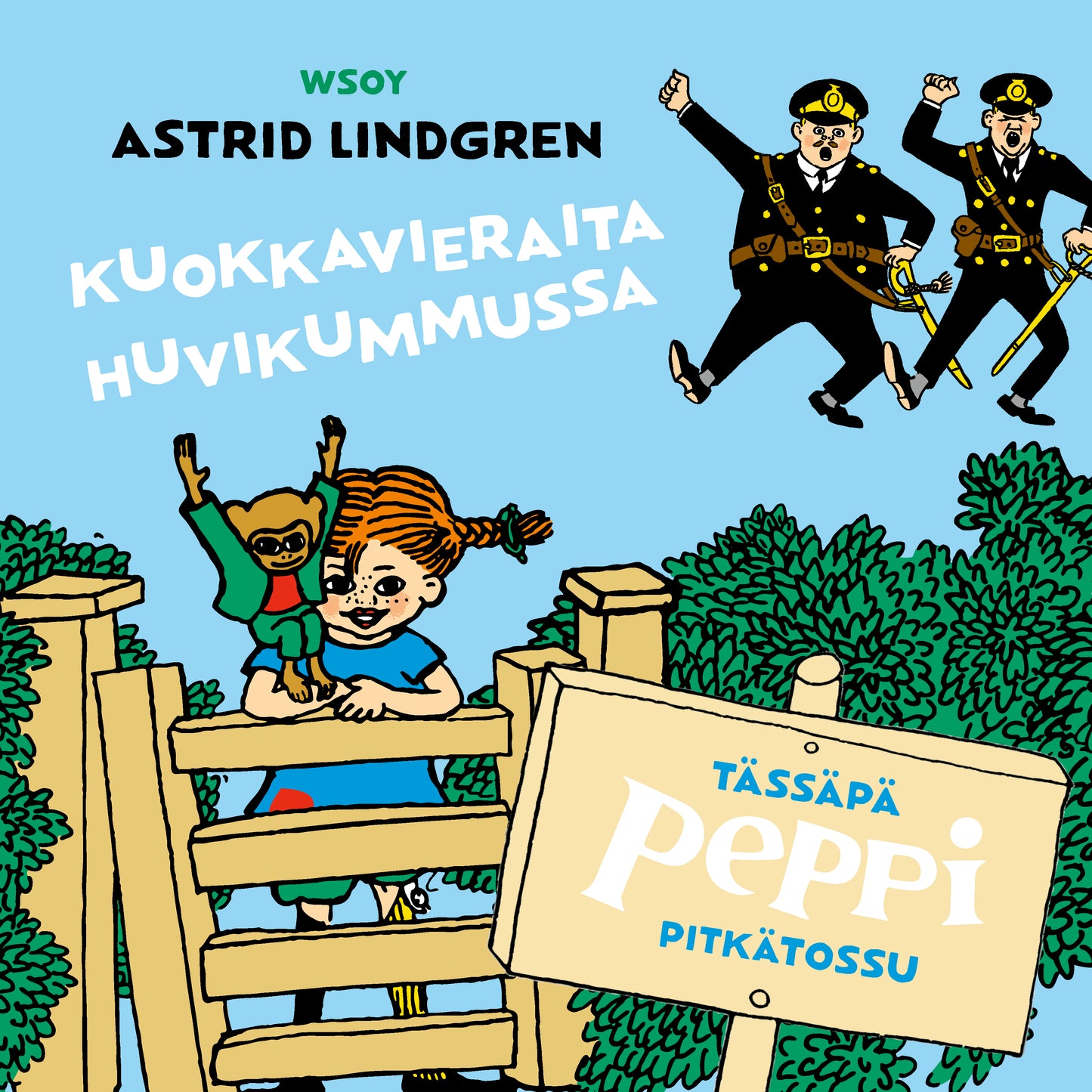 Tässäpä Peppi Pitkätossu: Kuokkavieraita Huvikummussa – Ljudbok