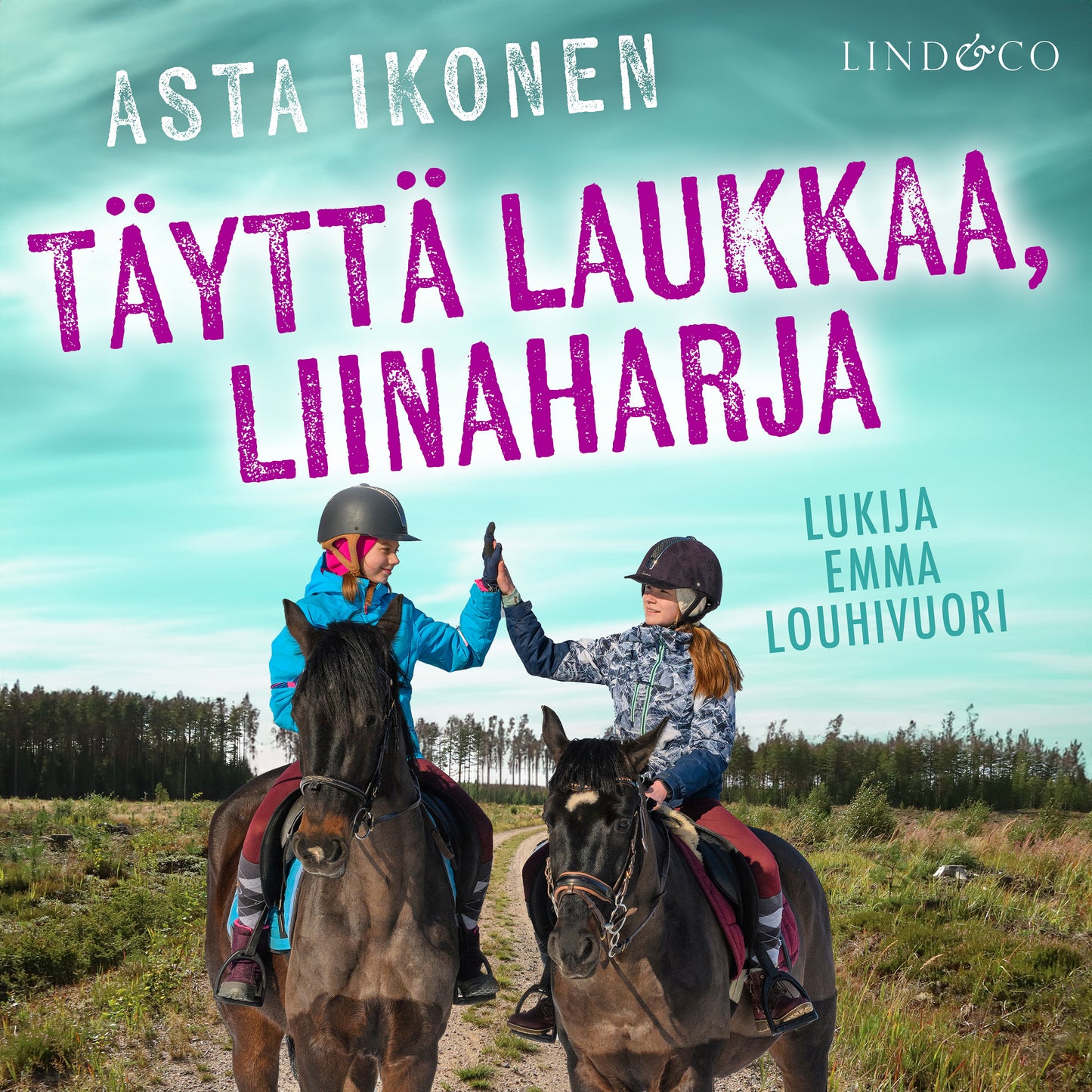 Täyttä laukkaa, Liinaharja – Ljudbok