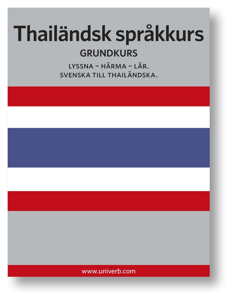 Thailändsk språkkurs – Ljudbok
