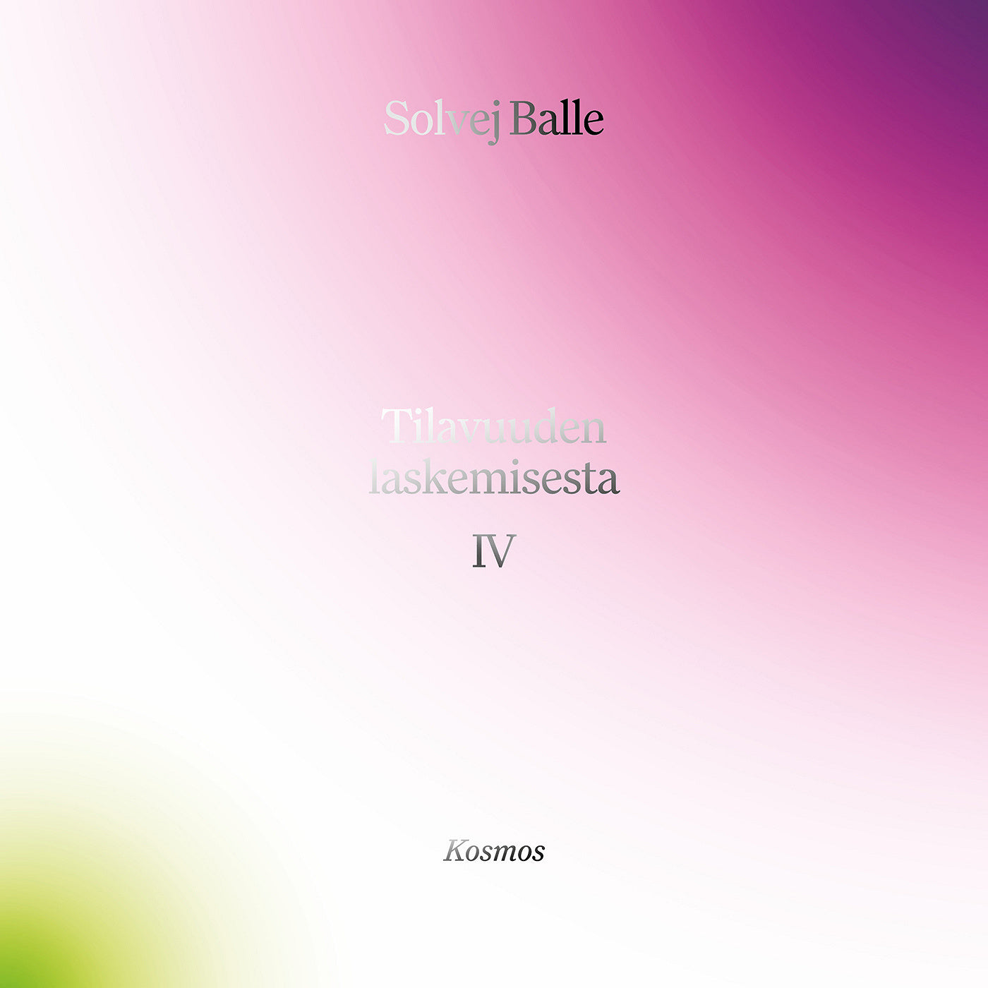 Tilavuuden laskemisesta IV – Ljudbok