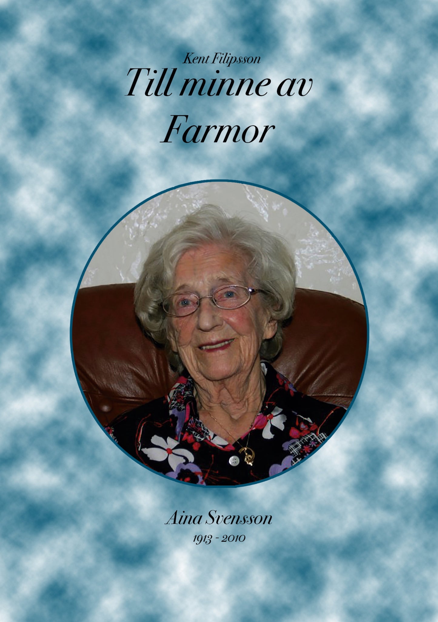 Till minne av Farmor – E-bok