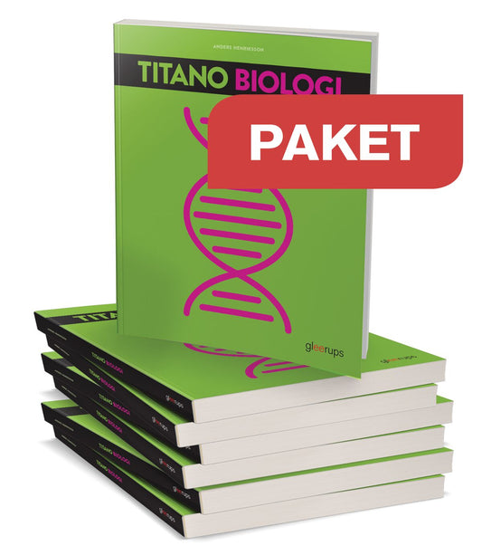 Titano Biologi, 3:e uppl, 25 ex + digitalt lärarmaterial (OBS! Endast för lärare)