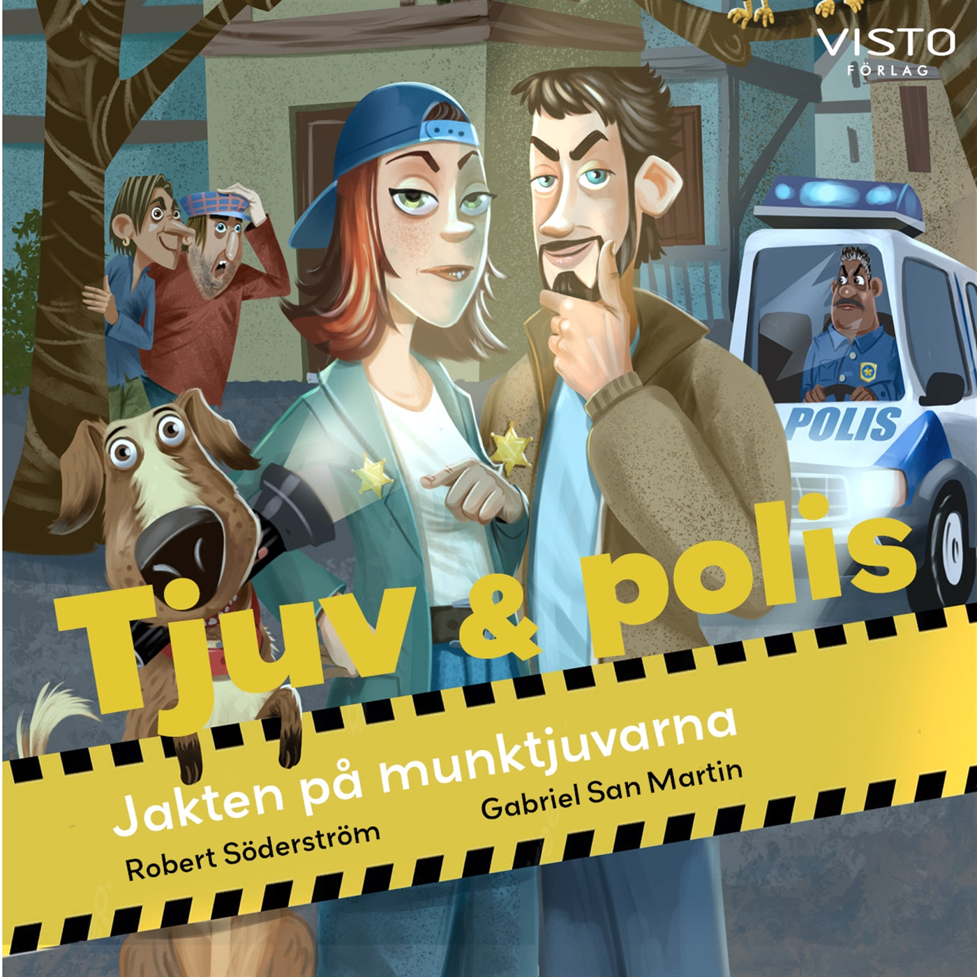 Tjuv och polis : Jakten på munktjuvarna – Ljudbok