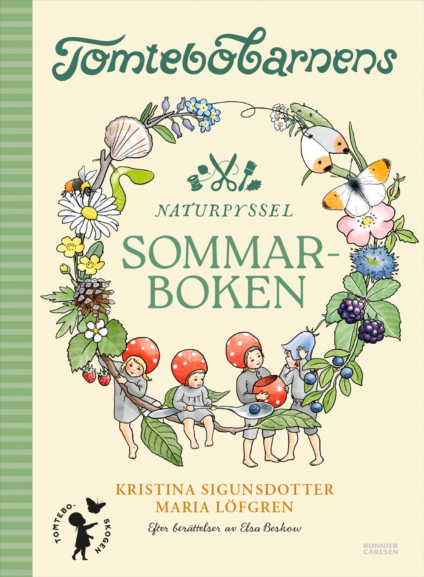Tomtebobarnens naturpyssel : sommarboken – E-bok