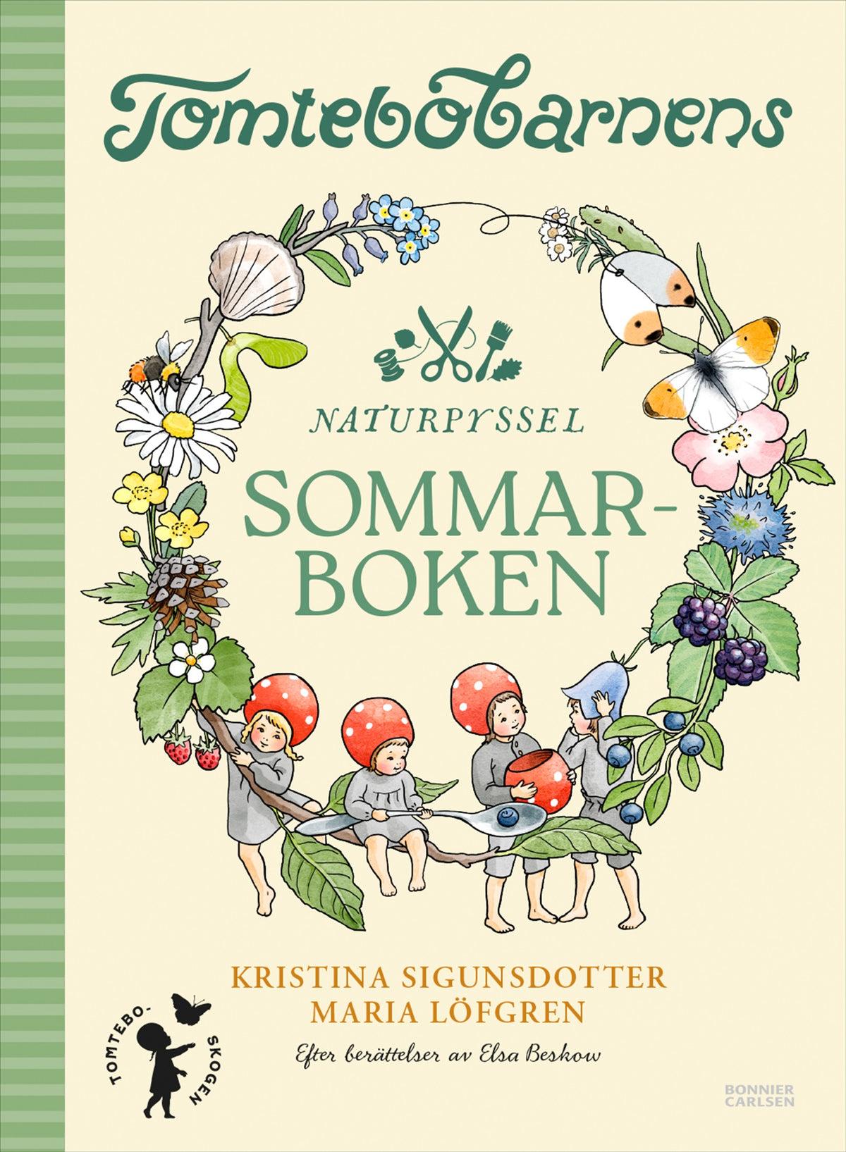 Tomtebobarnens naturpyssel : sommarboken – E-bok
