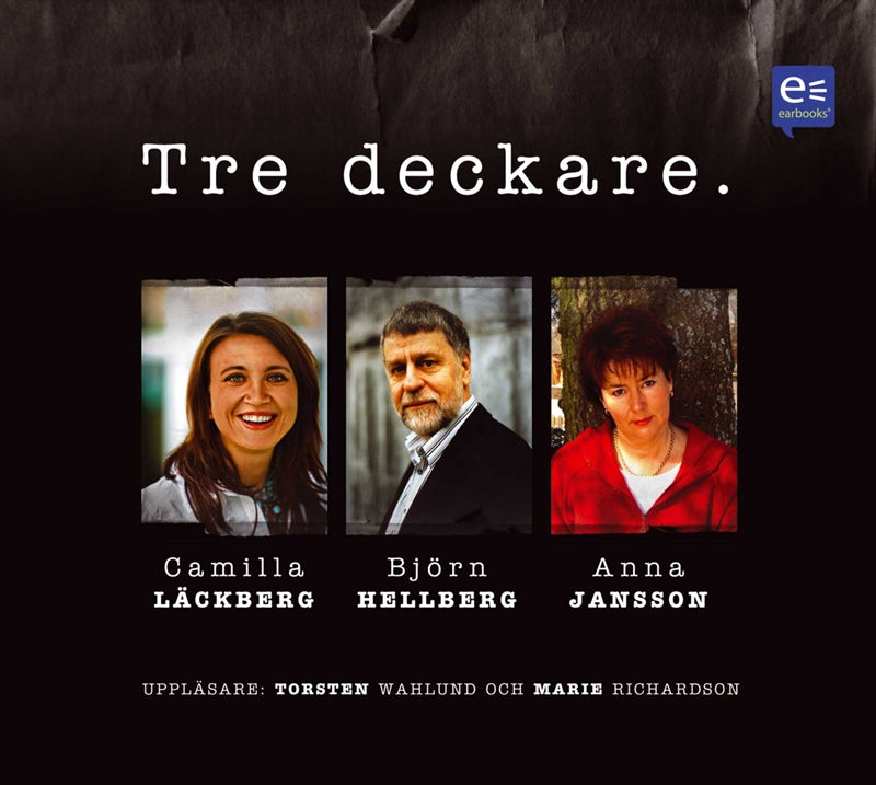 Tre deckare – Ljudbok