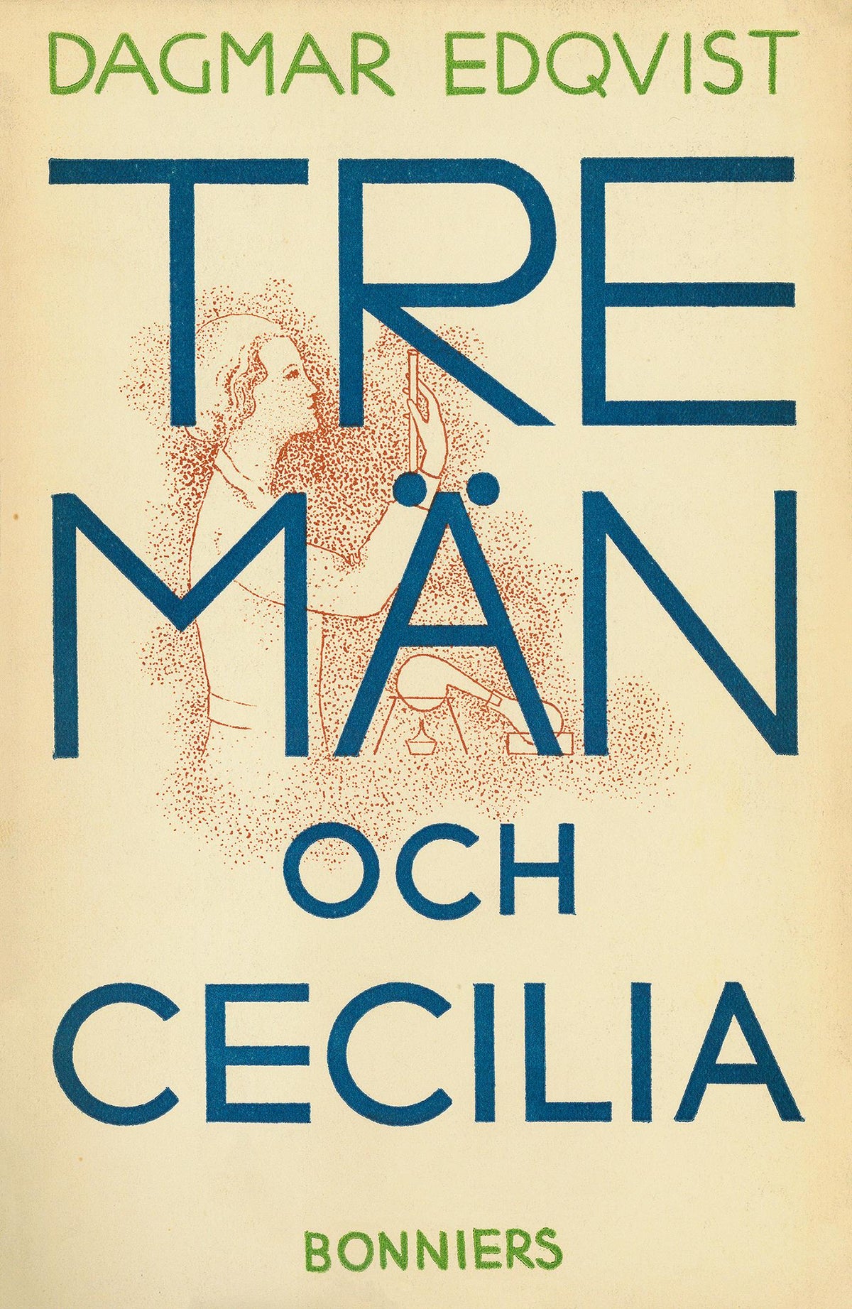 Tre män och Cecilia – E-bok