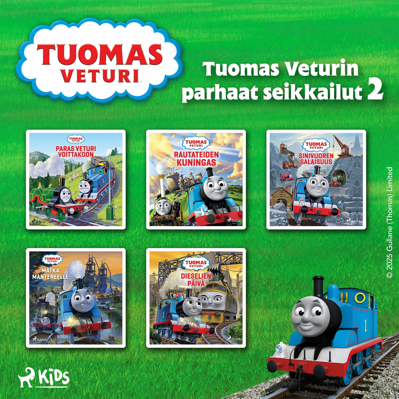 Tuomas Veturin parhaat seikkailut 2 – Ljudbok
