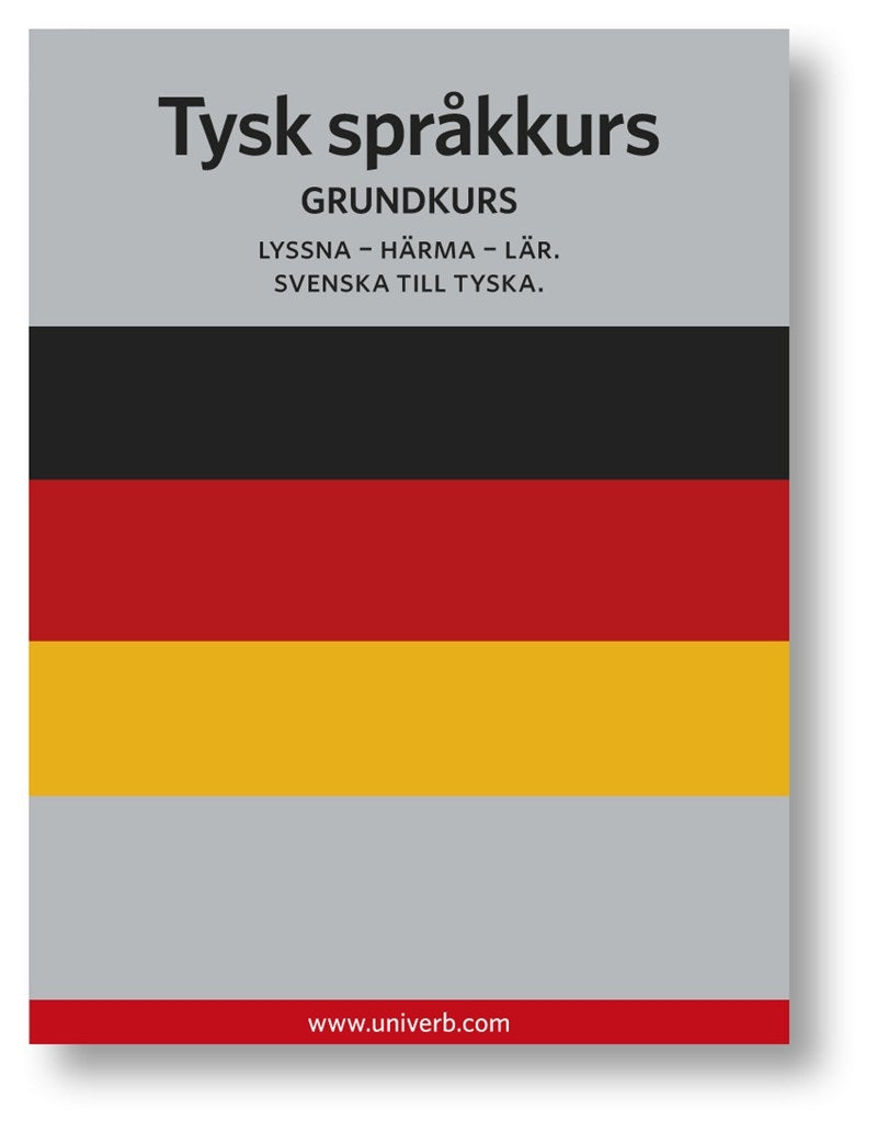 Tysk språkkurs – Ljudbok
