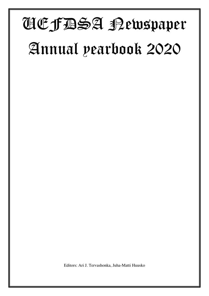 UEFDSA Newspaper Annual yearbook 2020 – E-bok