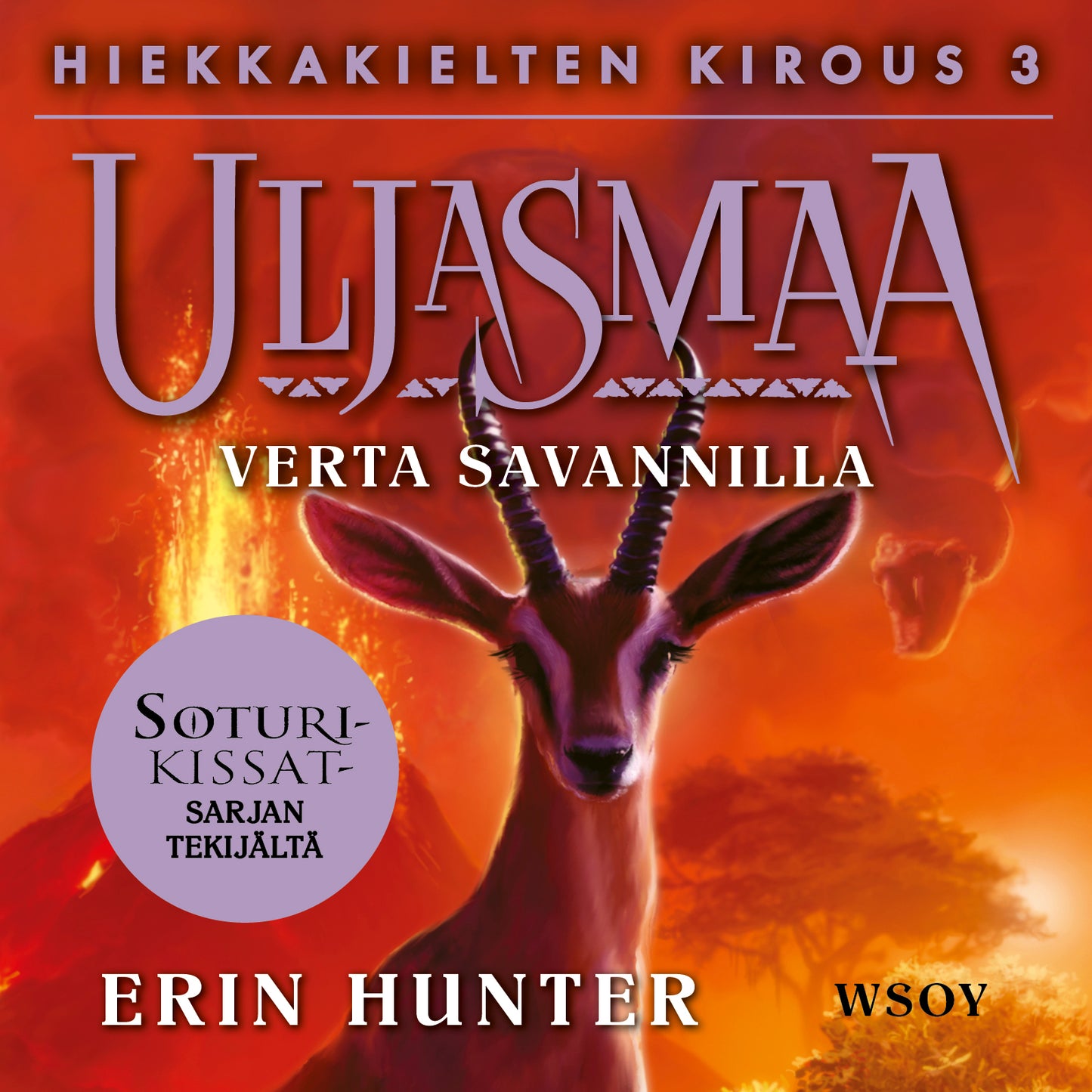 Uljasmaa: Hiekkakielten kirous 3: Verta savannilla – Ljudbok