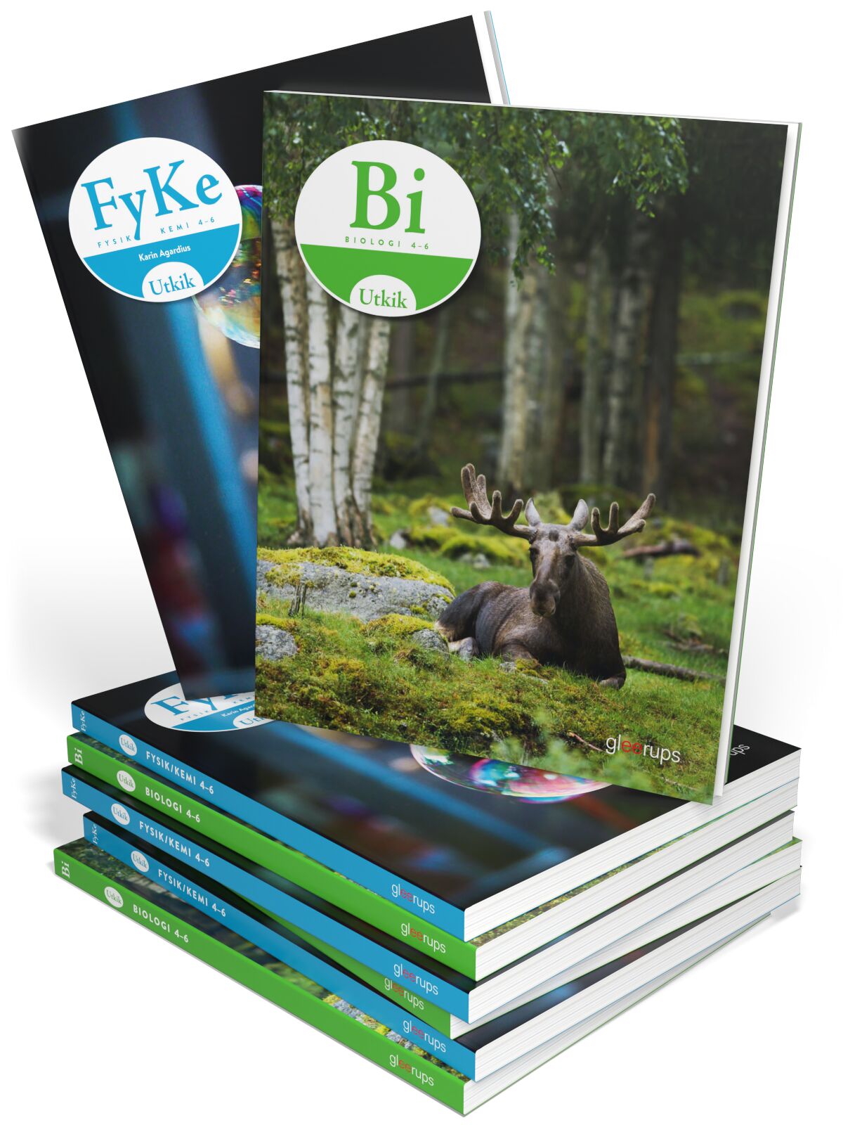 Utkik 4-6 NO-paket: Bi och Ke/Fy, 25 ex + dig lärarmaterial (OBS! Endast för lärare)