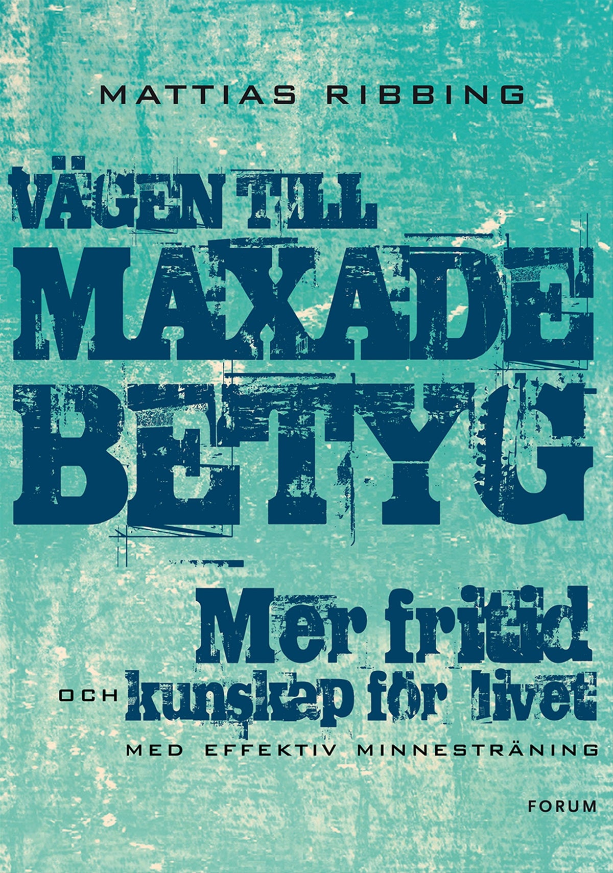 Vägen till maxade betyg : mer fritid och kunskap för livet med effektiv minnesträning – E-bok