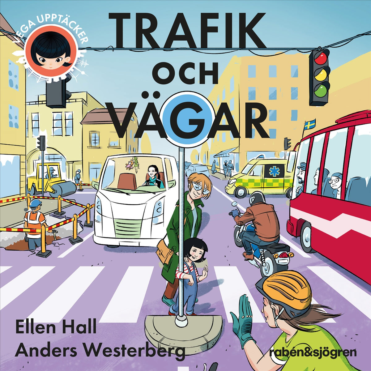 Vega upptäcker trafik och vägar – Ljudbok