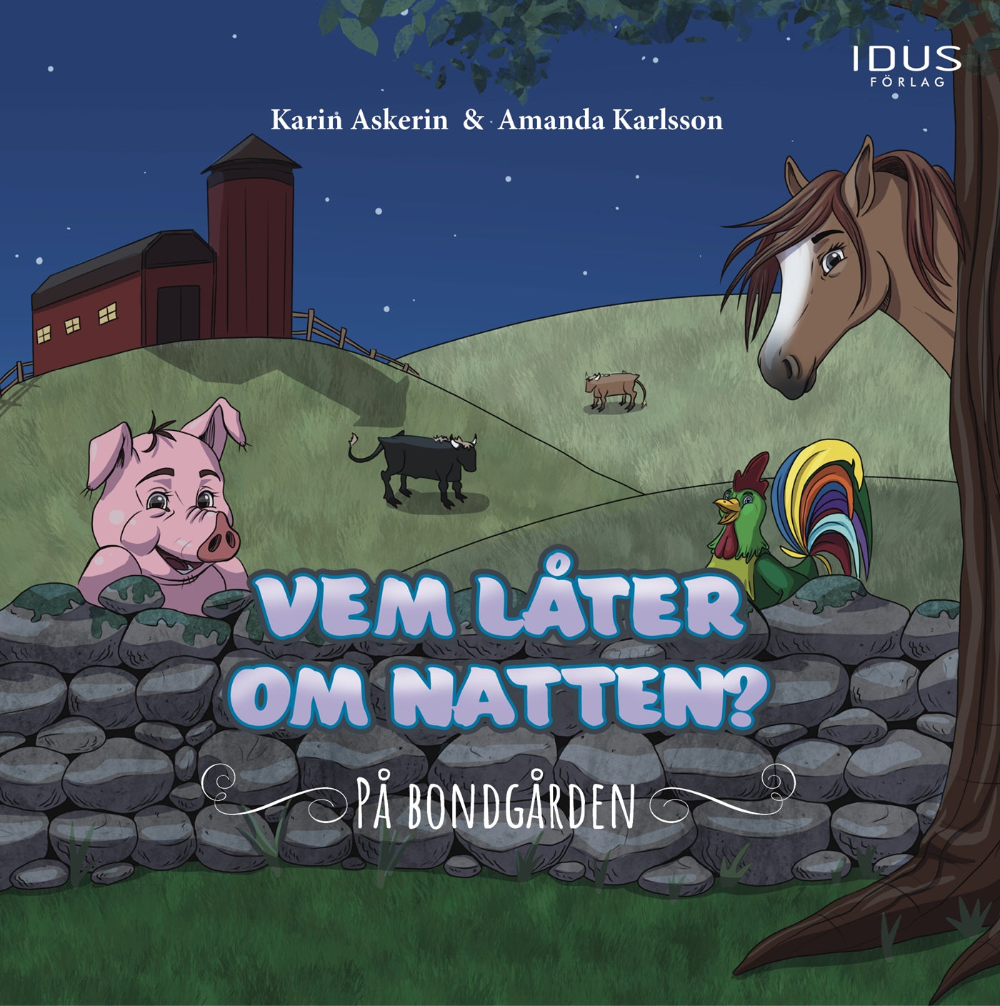 Vem låter om natten? På bondgården – Ljudbok