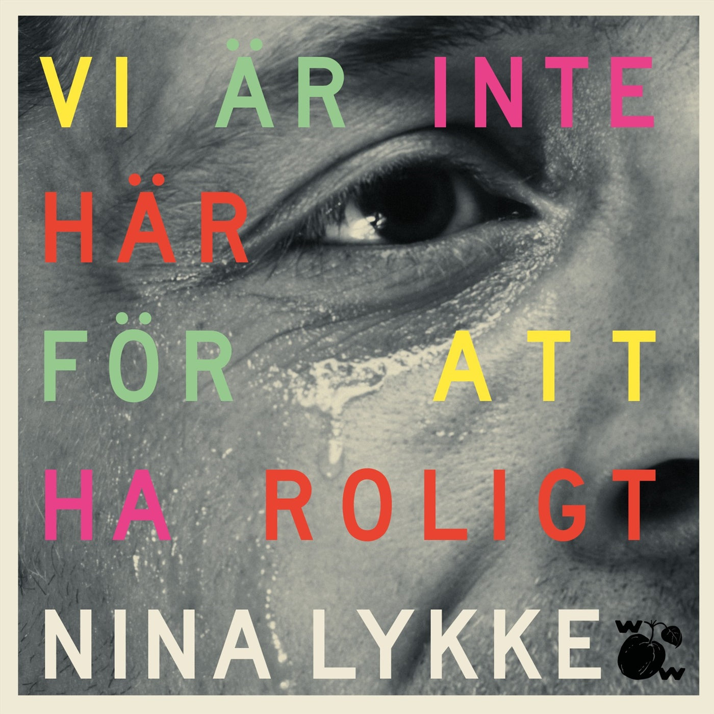 Vi är inte här för att ha roligt – Ljudbok