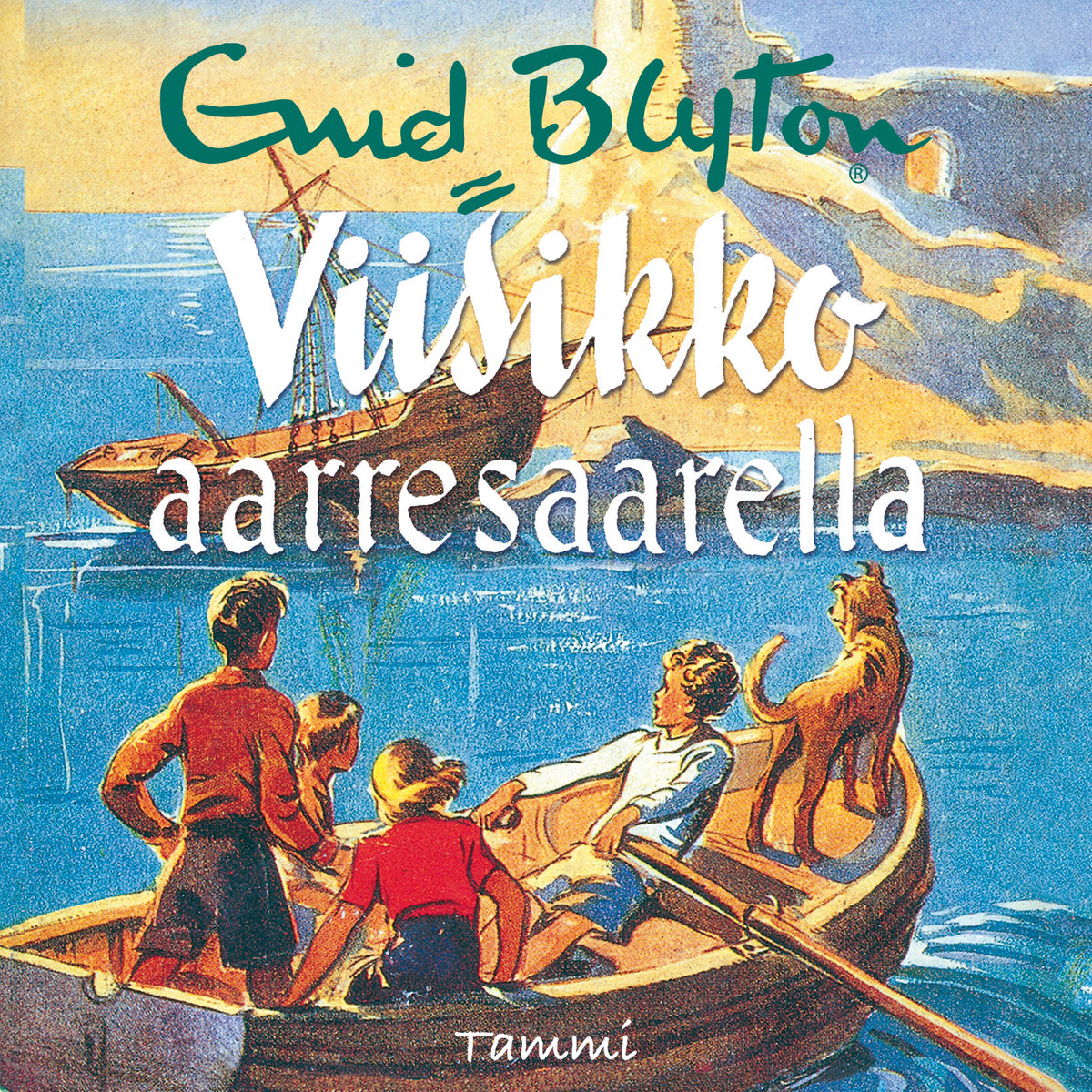 Viisikko aarresaarella – Ljudbok