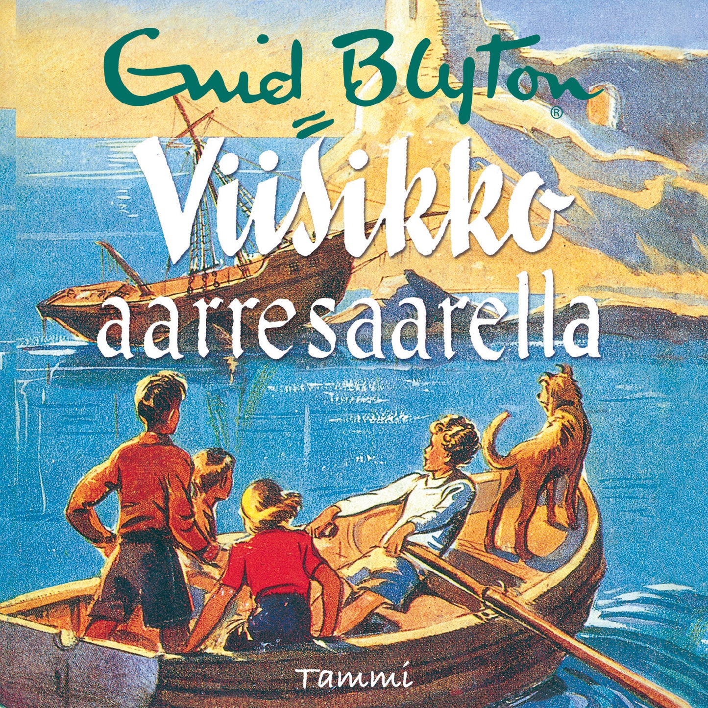 Viisikko aarresaarella – Ljudbok