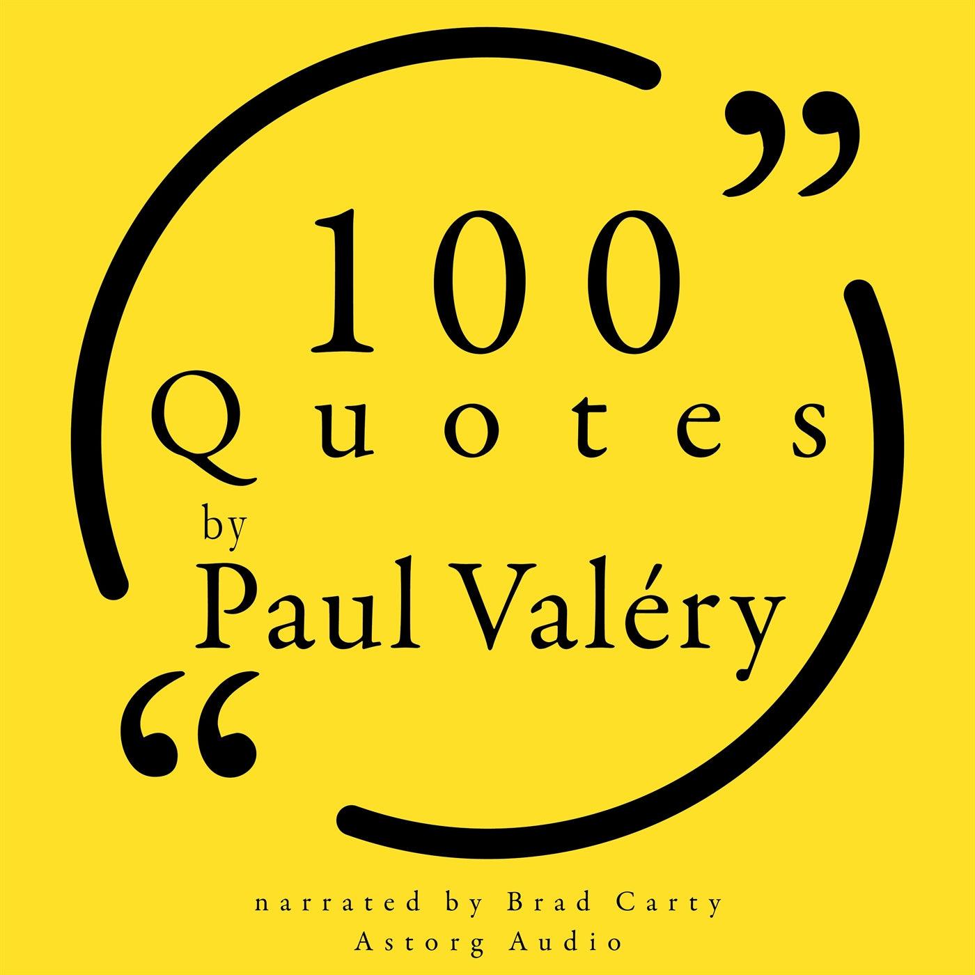 100 Quotes by Paul Valéry – Ljudbok