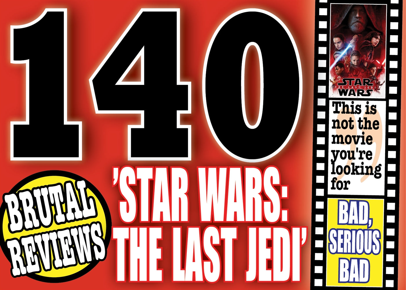 140 brutal reviews of ”Star Wars: The Last Jedi” – E-bok