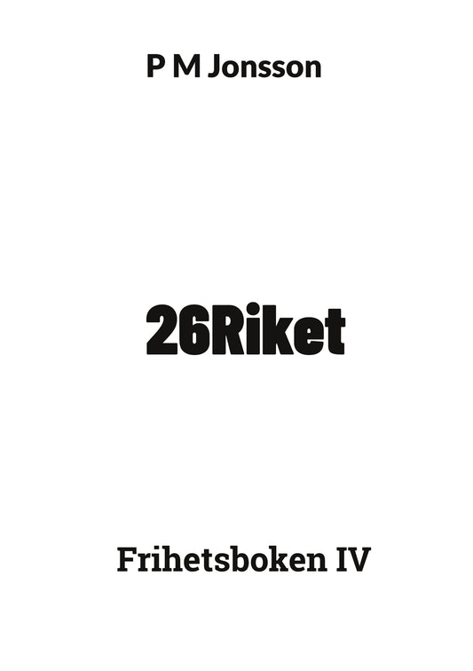 26Riket: Frihetsboken IV – E-bok