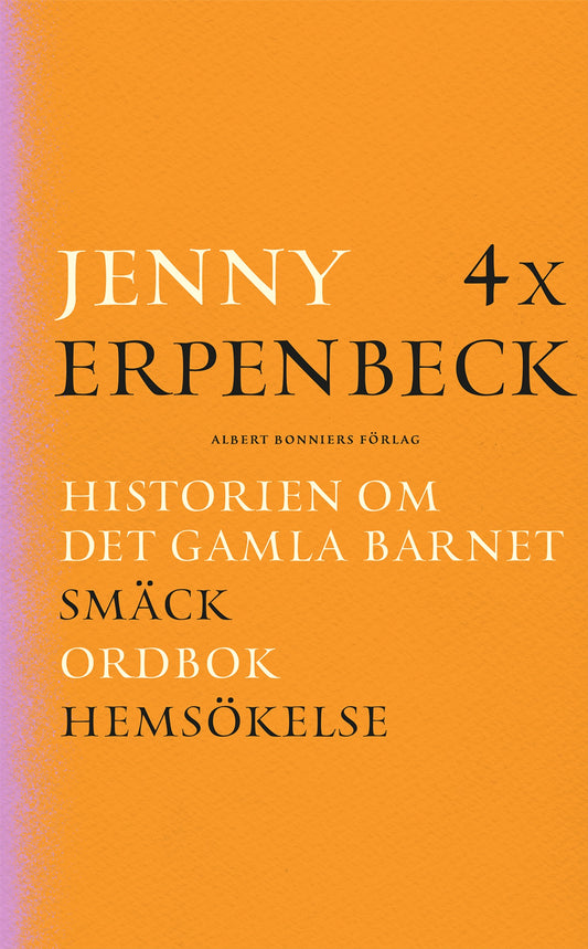 4 x Erpenbeck : Historien om det gamla barnet; Smäck; Ordbok; Hemsökelse – E-bok