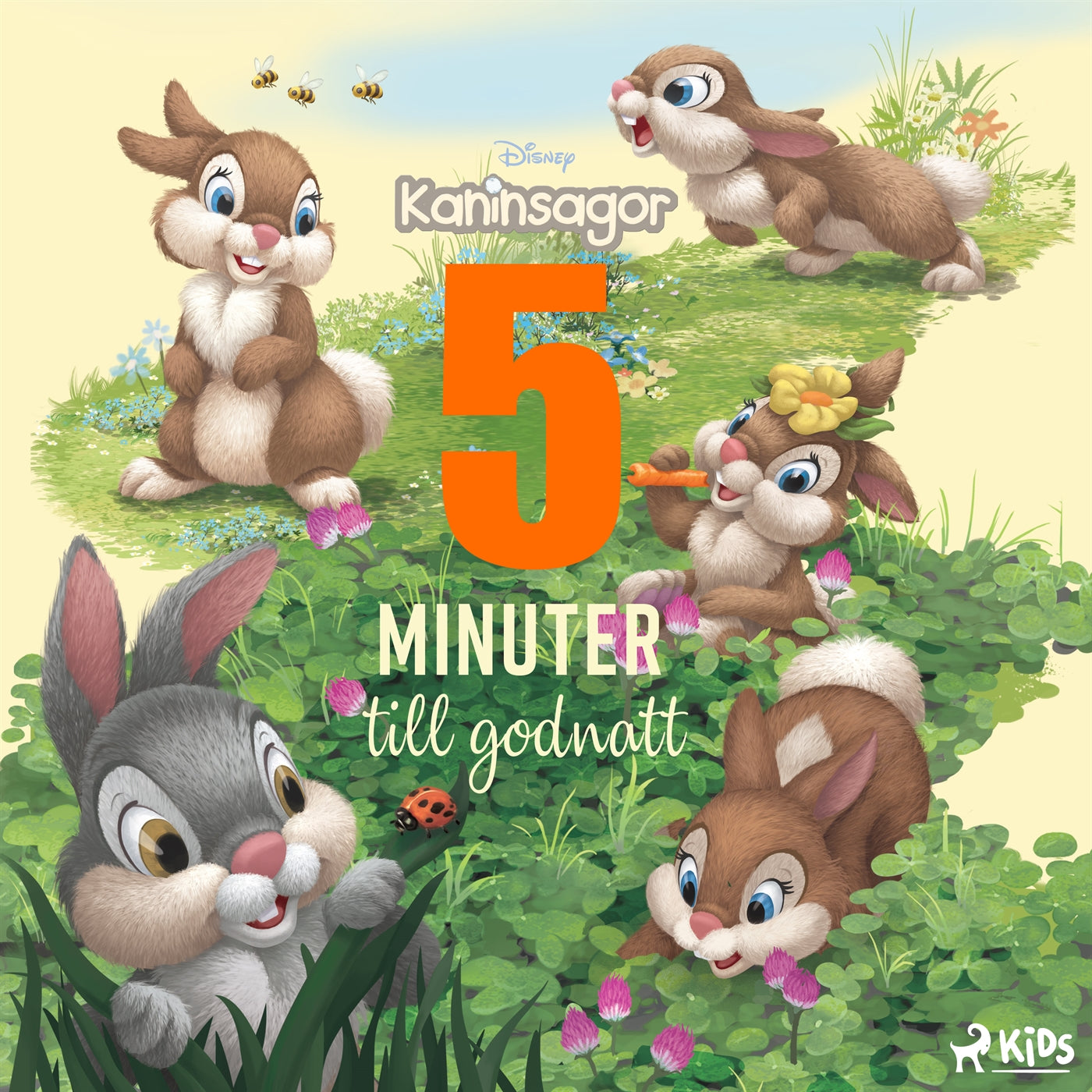 5 minuter till godnatt – Kaninsagor – Ljudbok