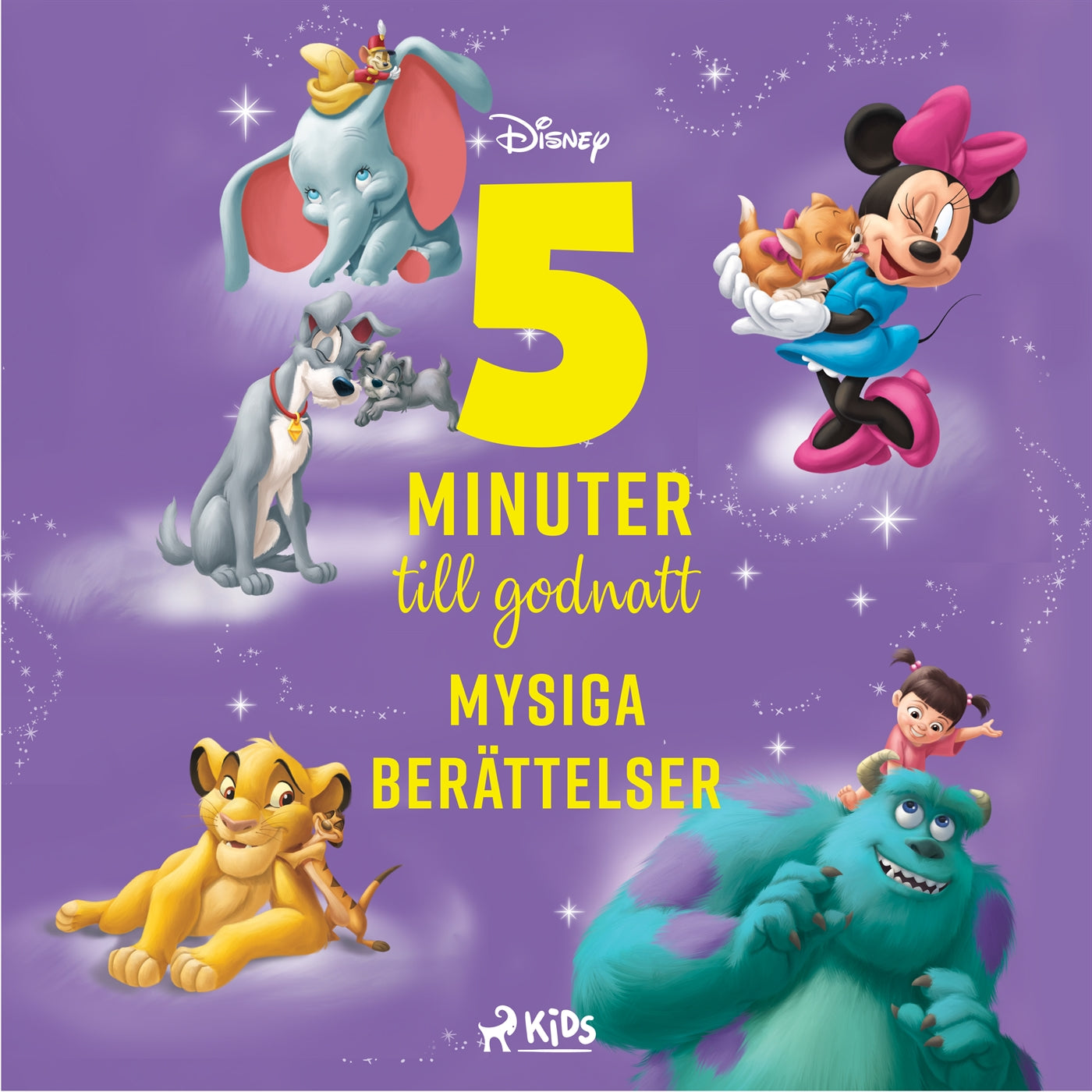 5 minuter till godnatt – Mysiga berättelser – Ljudbok